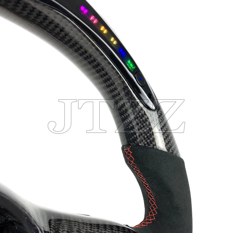 Подходит для Mercedes‑Benz AMG W205 W204, старые и новые, с LED и меховой отделкой, карбоновый руль