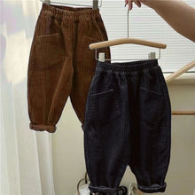 男童灯芯绒裤子2025秋冬新款男宝裤子春秋款裤子男童女童灯笼裤