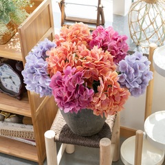 婚慶裝飾手感膠片繡球仿真花廠家假花綠植物批發工藝品MW82001