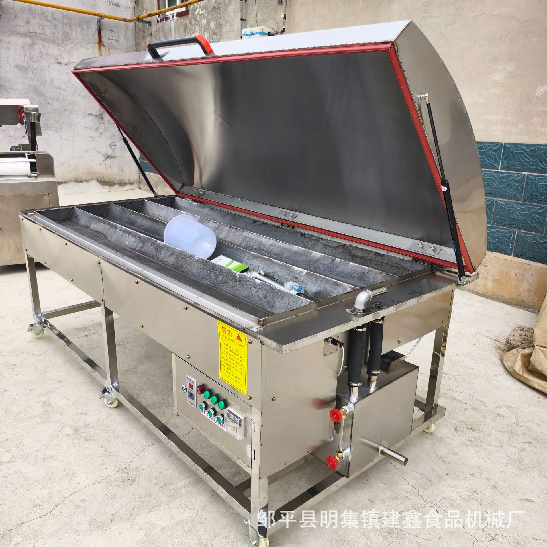 商用1米馒头锅贴机烤馍馍机水煎包机电烤炉