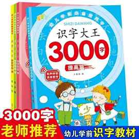 识字大全3000字书正版 幼儿园学前启蒙认字神器 儿童看图识字入门