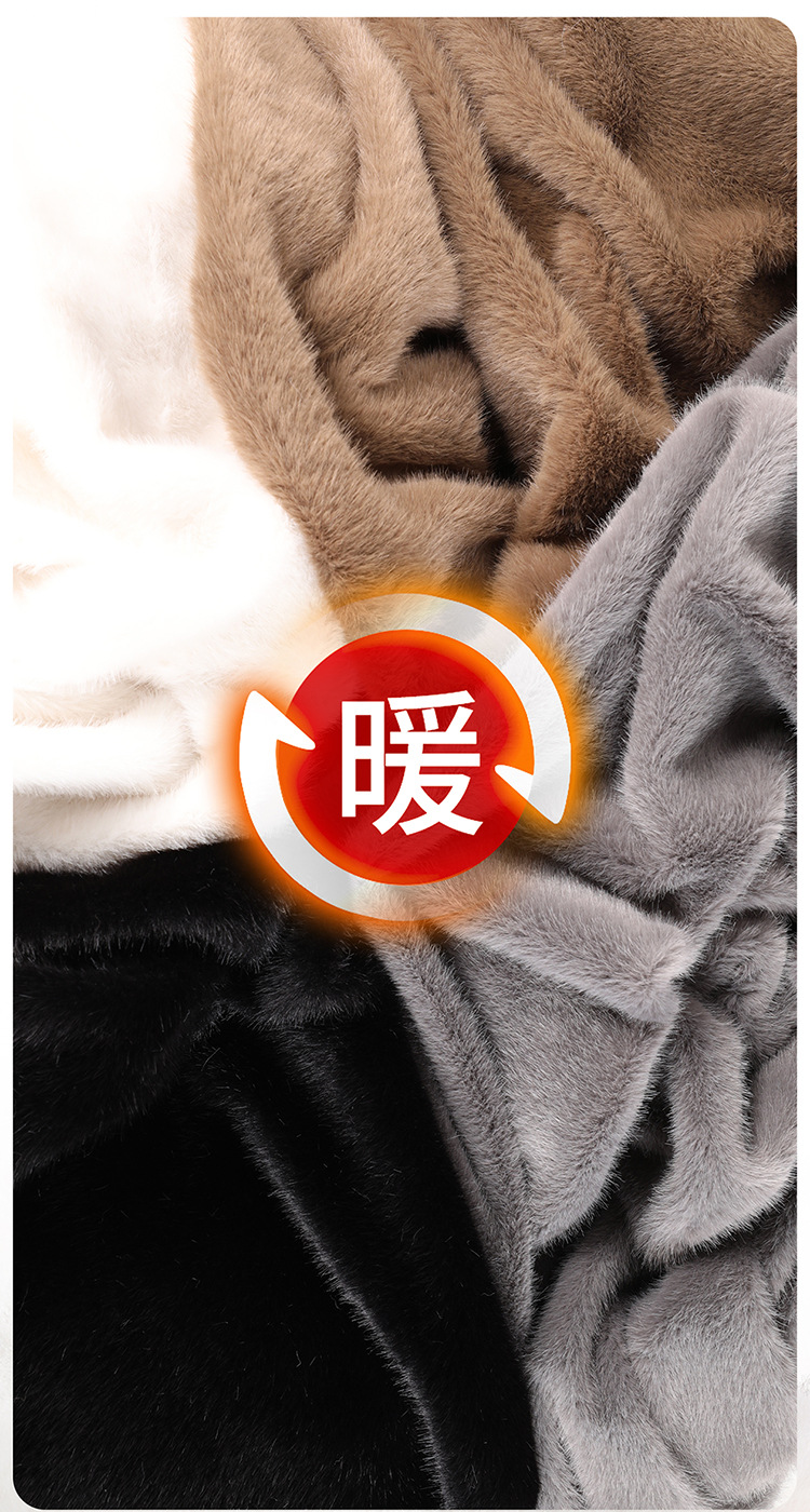 2025 New Ferret Velvet Graphene Heated Stuffed Winter Car Cushion Car Single Seat Cushion Three-Piece Set