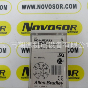700-HAB2A12  12VAC 继电器
