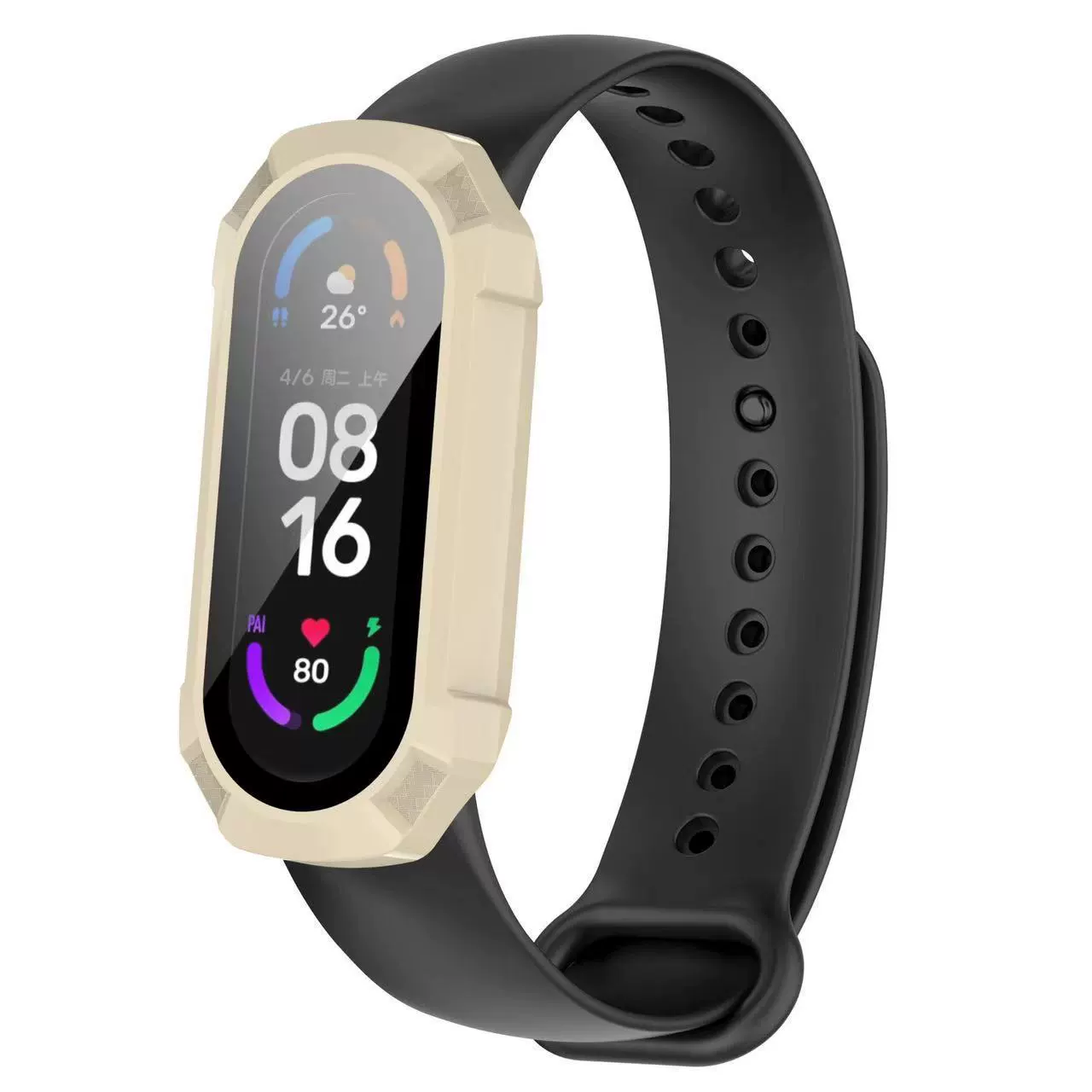Защитный чехол и защитная пленка (Xiaomi Mi Band 9/8/7/6/5/4), броня или простой корпус из ПК, закалённая плёнка
