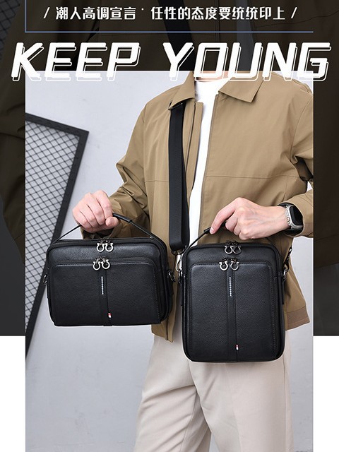 men's fashionable one-shoulder bag