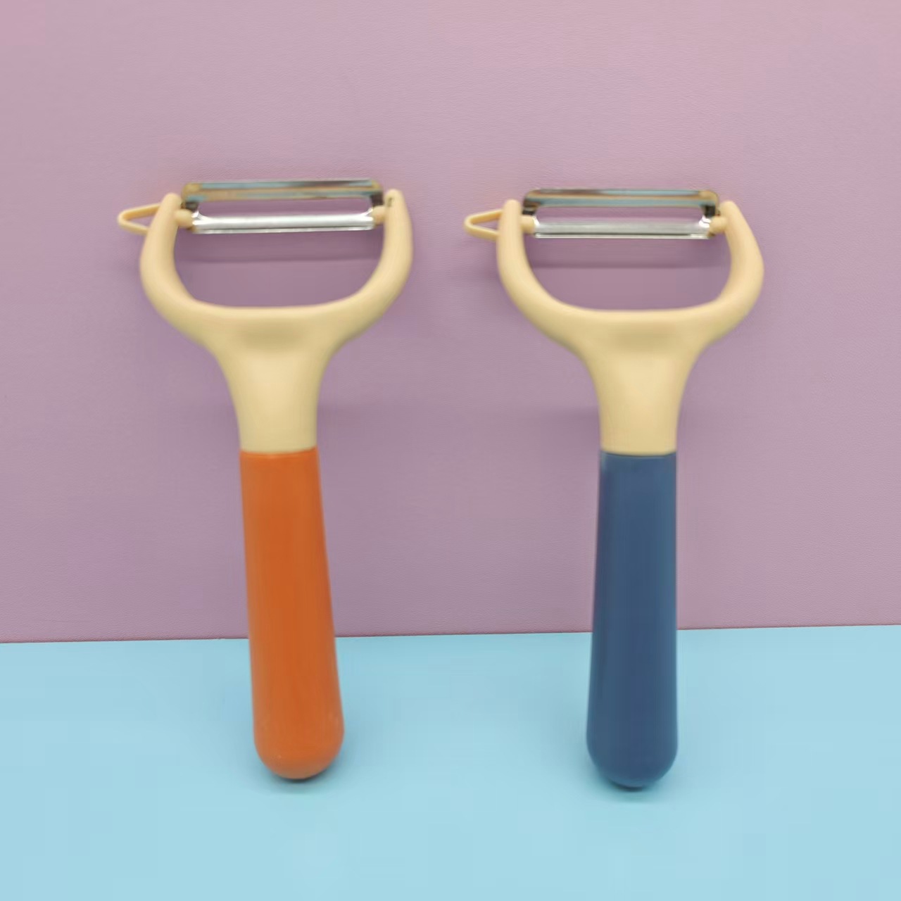 주방 스테인레스 스틸 용품 가정용 필링 칼 과일 및 야채 필러 주방 용품 1 달러 2 달러 도매