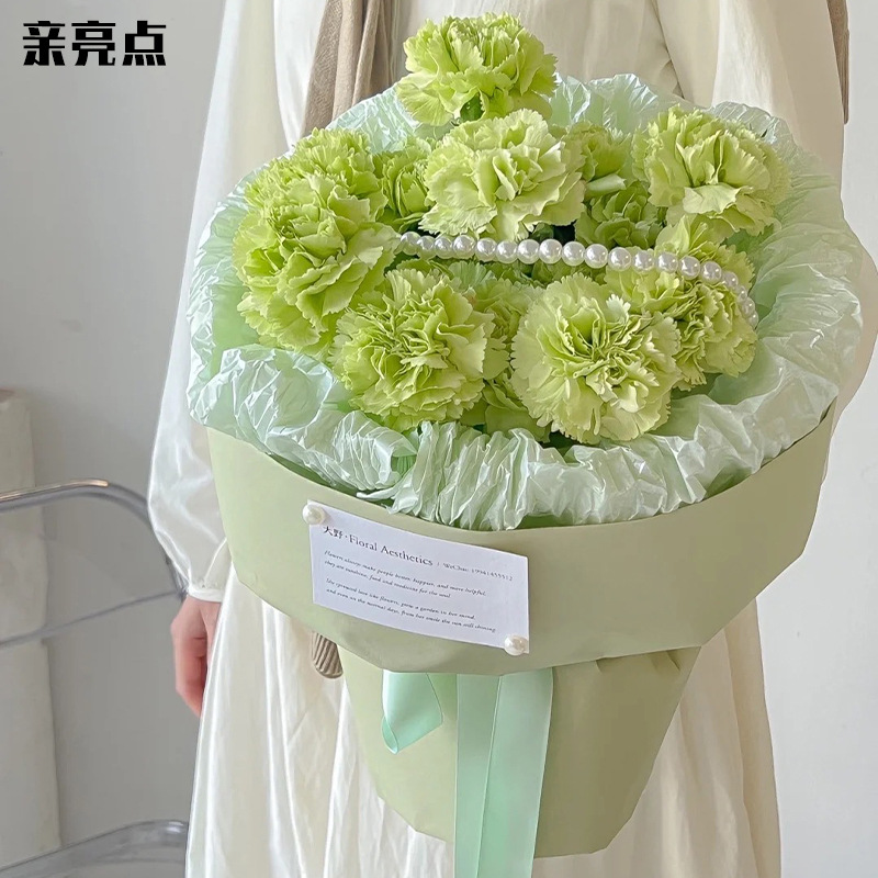 Pastel floristería material de papel de embalaje papel de forro plisado base de flores papel de embalaje ramo Papel de pera perla