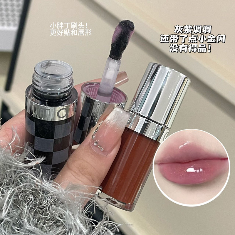 Toot Dodo streamer Star Essence Brillo de labios Hidratante Vidrio Brillo de labios Puro Deseo claro Maquillaje transfronterizo