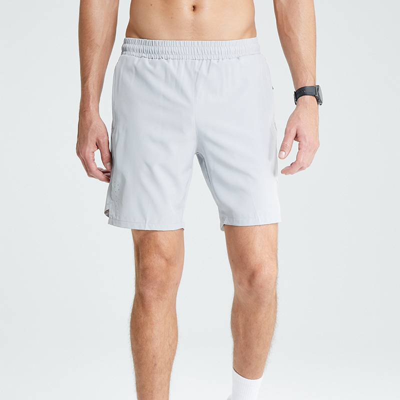 アマゾン男性スポーツパンツ夏速乾通気バスケットボールランニングフィットネスレーザー穴5分パンツ|undefined