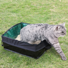 宠物用品便携式可折叠外出防水猫砂盆特大号猫厕所清洁用品猫用品