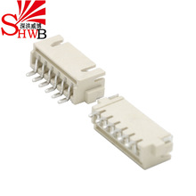XH2.54卧貼 間距2.54MM 6P卧式貼片插座SMT連接器線對板連接器