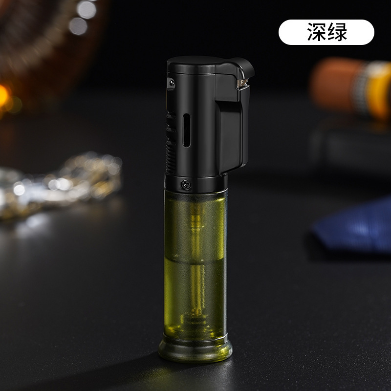 PL186-1防风打火机充气体男创意个性直冲蓝焰砂轮式雪茄火机|undefined