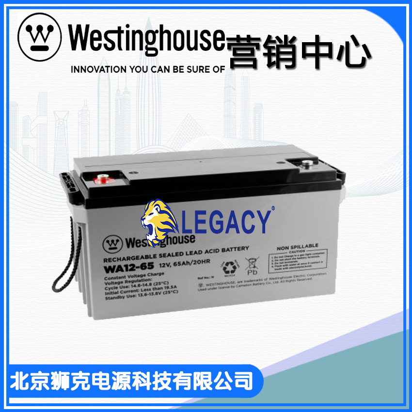 美国WESTINGHOUSE蓄电池 WA12-65 12V65AH UPS/EPS 消防系统等