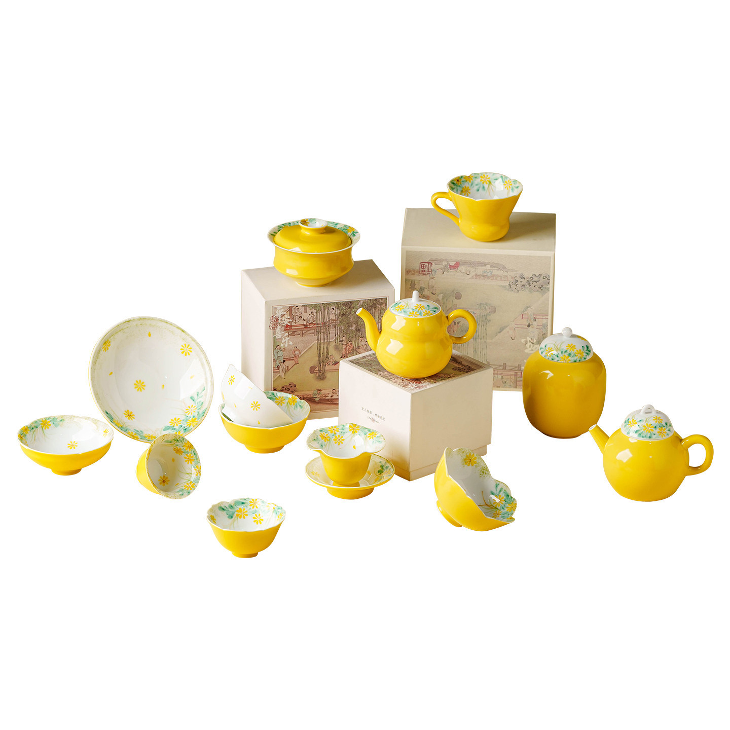 Fábrica de huevo esmalte margarita pequeña taza de té conjunto de taza de cerámica maestro personal especial kung fu taza de té cubierta taza de té