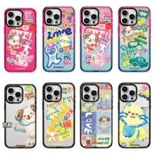 C家徐璐同款可爱猫狗贴纸适用苹果15promax手机壳iphone14p卡通女