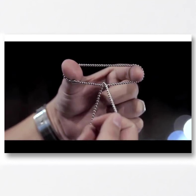 Bracelet crossing molecular chain rubber band wearing chain visual close-range interactive magic props Bracelet crossing molecular chain rubber band wearing chain visual close-range interactive magic props