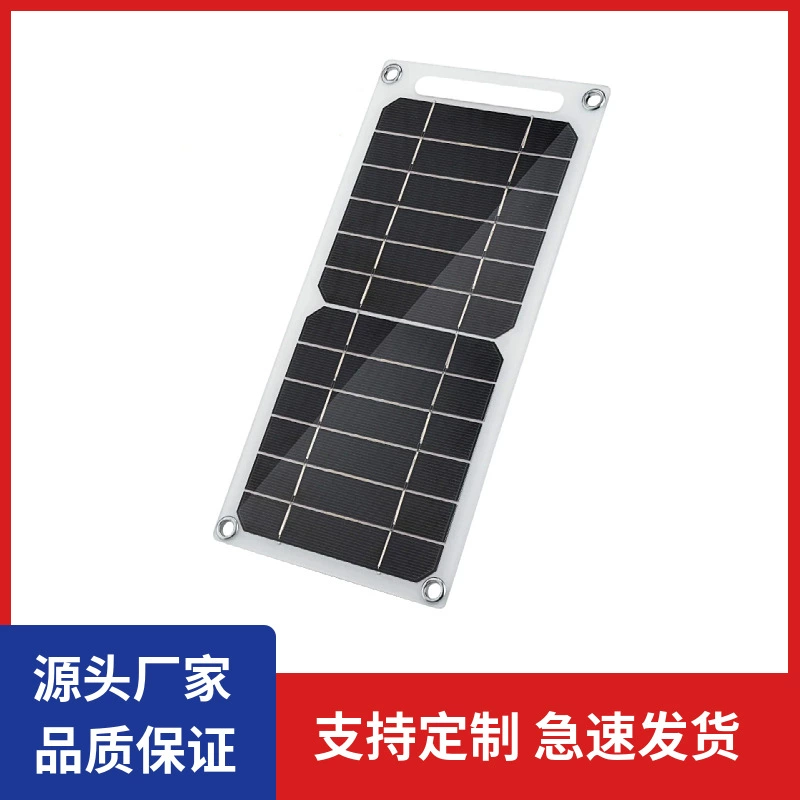 6 Вт 5 В монокристаллическая кремниевая солнечная панель, уличная солнечная панель для зарядки мобильного телефона, гибкая солнечная панель, оптовая продажа