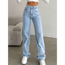 R 93411 Sweet Spicy High Waist Loose Fit Jeans ������ţ�п�