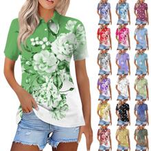 һ������2026�����¿��ɫ��֦3D����ӡ���ճ����ʶ���POLO��Ůװ