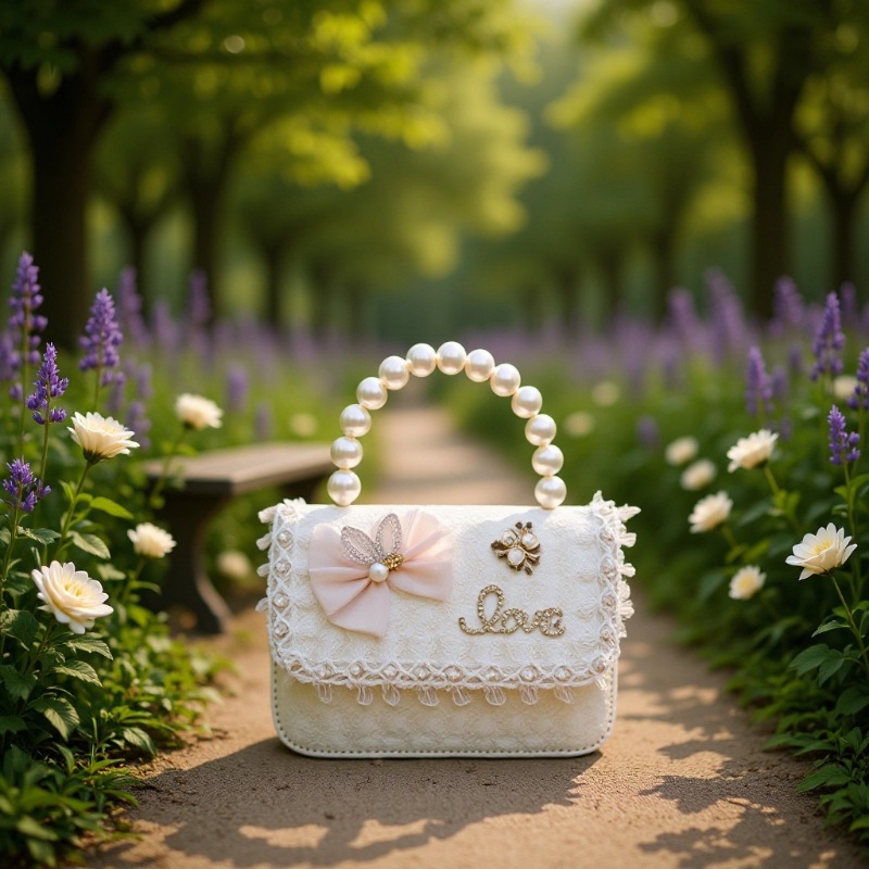 Nuevo tipo de bolso para niños, moda perla portátil, bolso de hombro de la princesa Aisha, estilo extranjero, bolso de hombro para niñas lindas