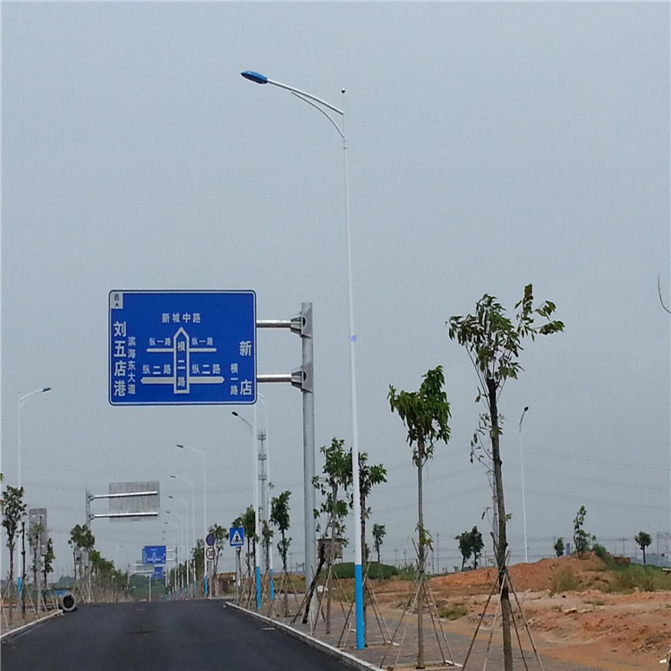 厂家批发交通标志杆道路指示牌框架式标志杆交通F杆L型八角杆