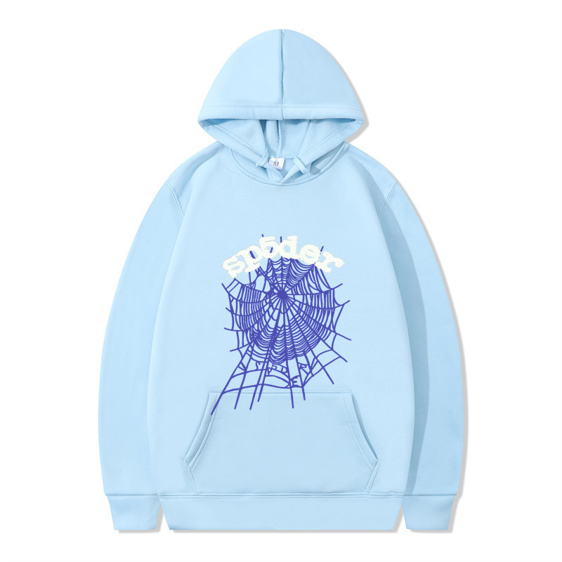 Cross-Border European and American Hoodies 555 Spider Series Men's and Women's Pullover Sweatshirts Autumn and Winter Printed Sweatshirts Wholesale Cross-Border European and American Hoodies 555 Spider Series Men's and Women's Pullover Sweatshirts Autumn and Winter Printed Sweatshirts Wholesale