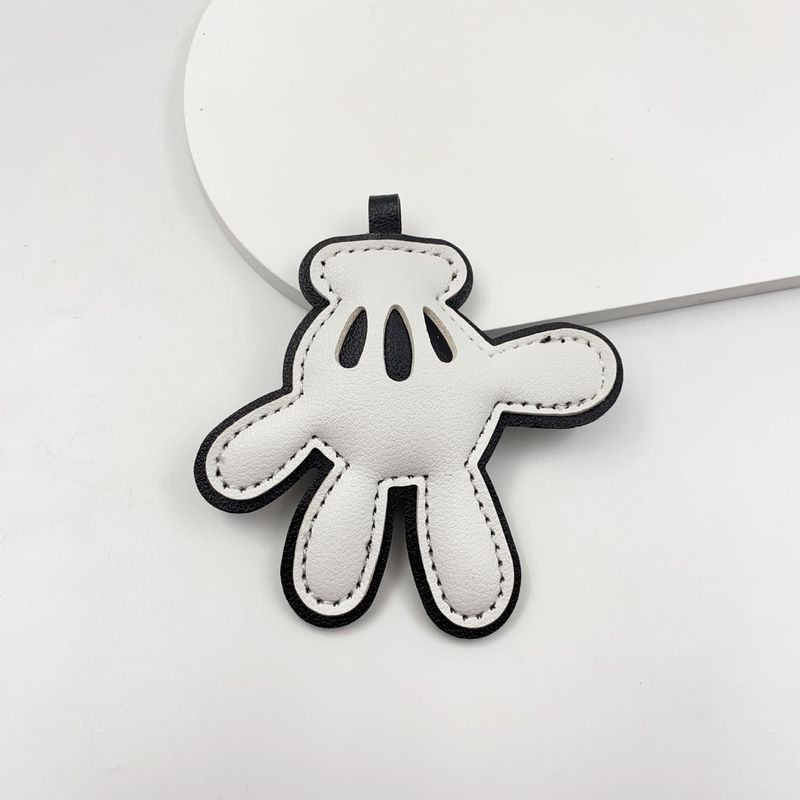 新款创意皮革米奇米妮小手套挂件DIY手机链包挂车钥匙扣饰品配件|undefined