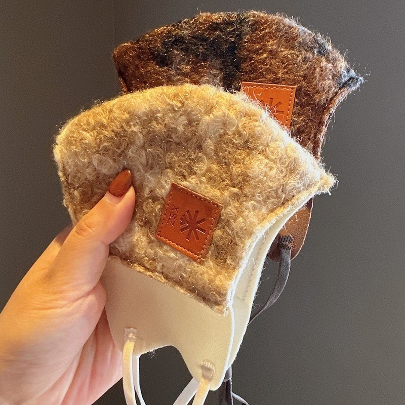 泰迪卷绒保暖口罩女高颜值时尚百搭加厚防寒护眼角面罩潮秋冬新款|undefined