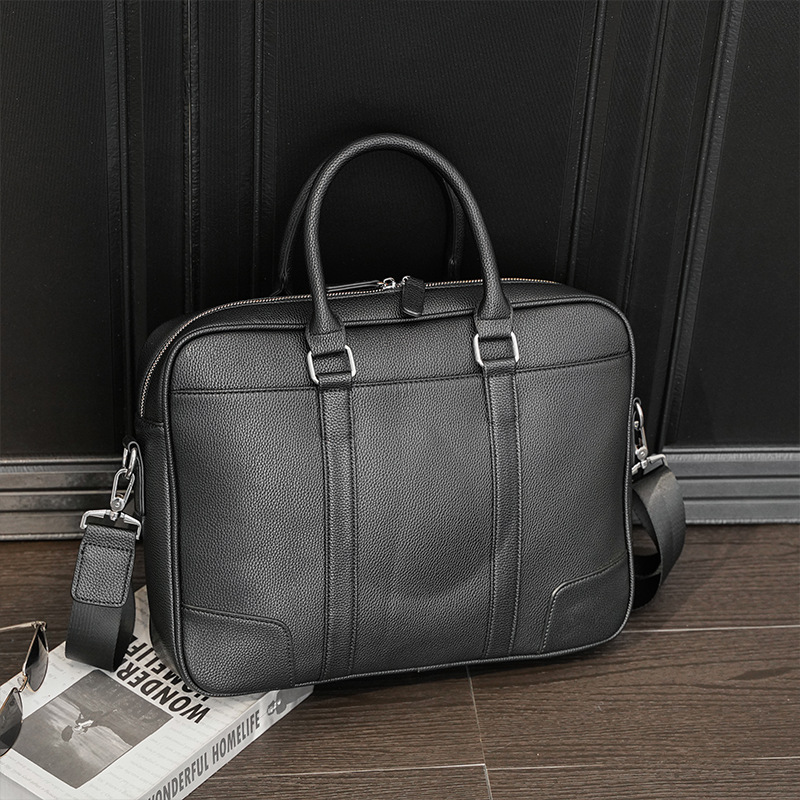 Trendy Business Men's Handbag, Stylish Briefcase, Large Capacity Laptop Bag, Men's Bag