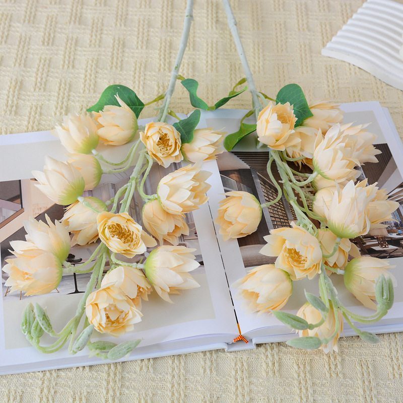 Simulated flower wind chimes, calla lilies, wedding decorations, living room ornaments, floral arrangements, wedding celebration, pathway guides, silk flowers, artificial flowers