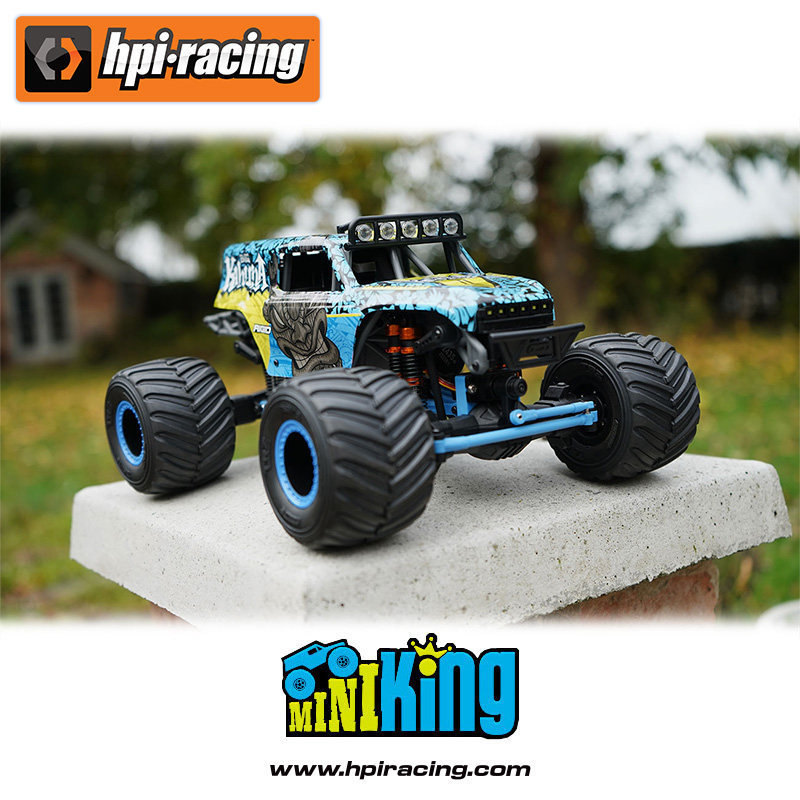 Hpi 1/18 Mini-King Flux Brushless 4Wd Monster Truck Rtr 160807 Hpi 1/18 Mini-King Flux Brushless 4Wd Monster Truck Rtr 160807