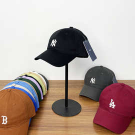 CP77小标系列MLB棒球帽男女通用NY帽子显脸小LA鸭舌帽夏季遮阳帽