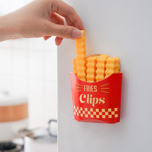 Potato clause sealing clip refrigerator magnet snack sealing clip food small clip plastic bag seasoning sealing strip