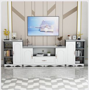 Tempered Glass Living Room Storage Cabinet Tv Cabinet Combination European Style Tv Cabinet Home Bedroom Small Apartment Floor Cabinet