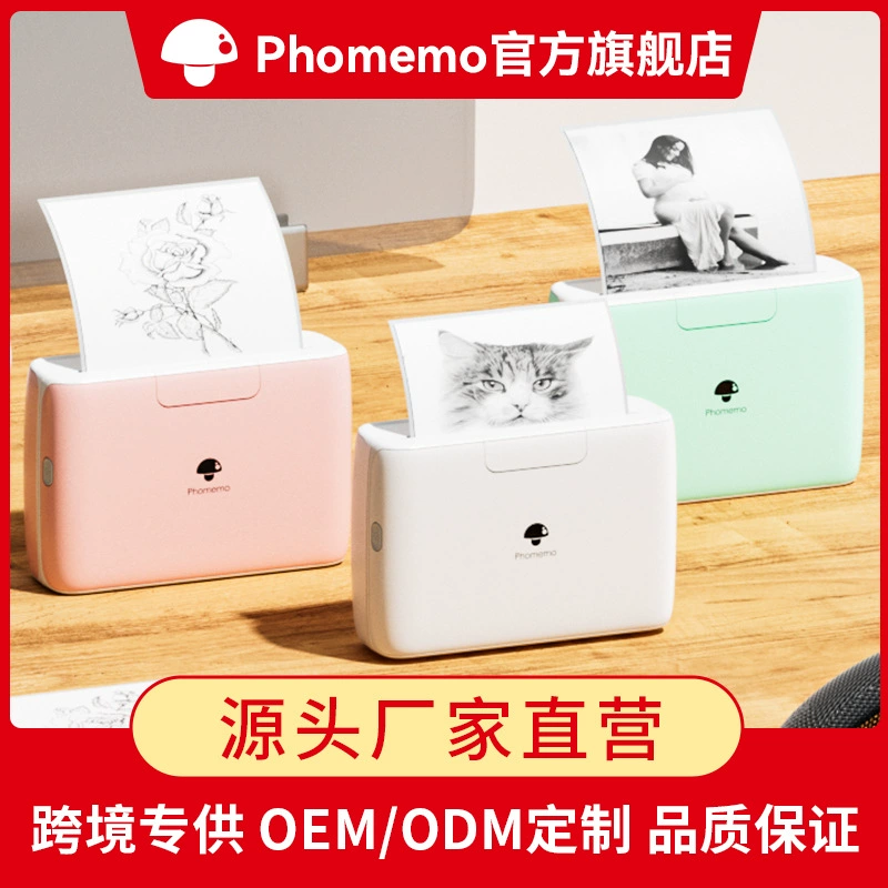 PHOMEMO M04s Overseas термопринтер для телефона мини-ярлык принтер для дома без ошибок