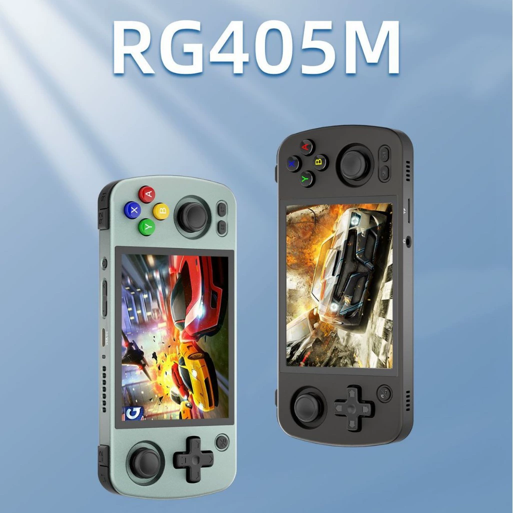 Портативная портативная аркада Ampown RG405M на Android с ностальгическими играми под поддержкой тачскрина, оригинал король и другие игры