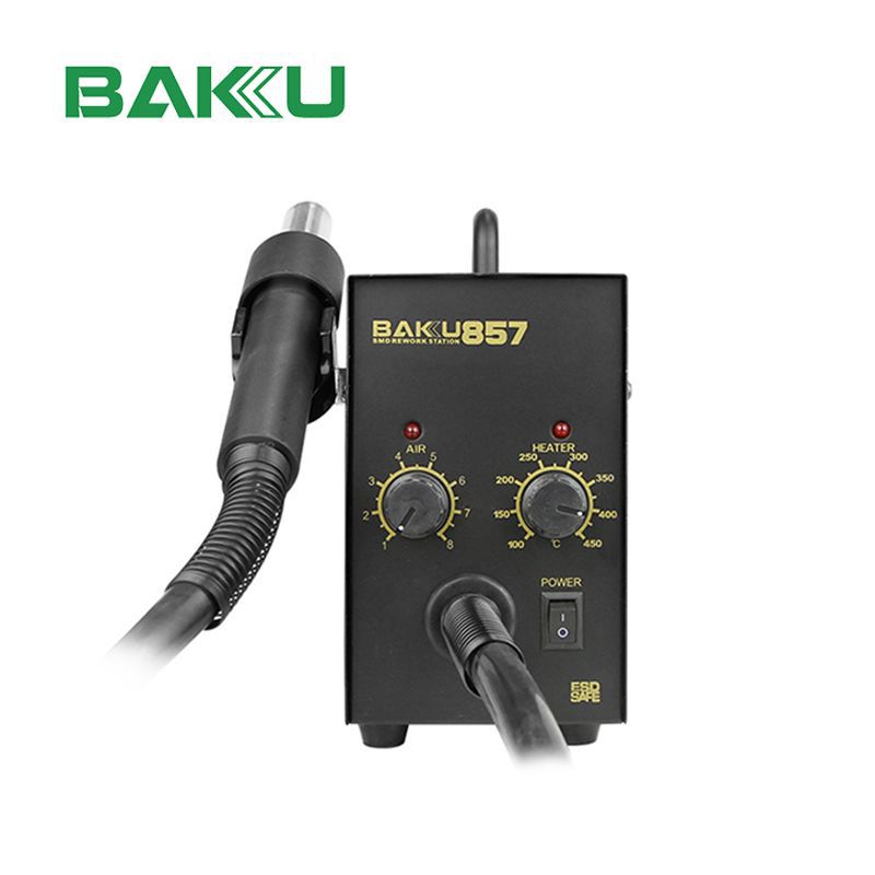 巴酷BK-857热风枪拆焊台可调温控温SMD数码手机维修工具台拔焊台