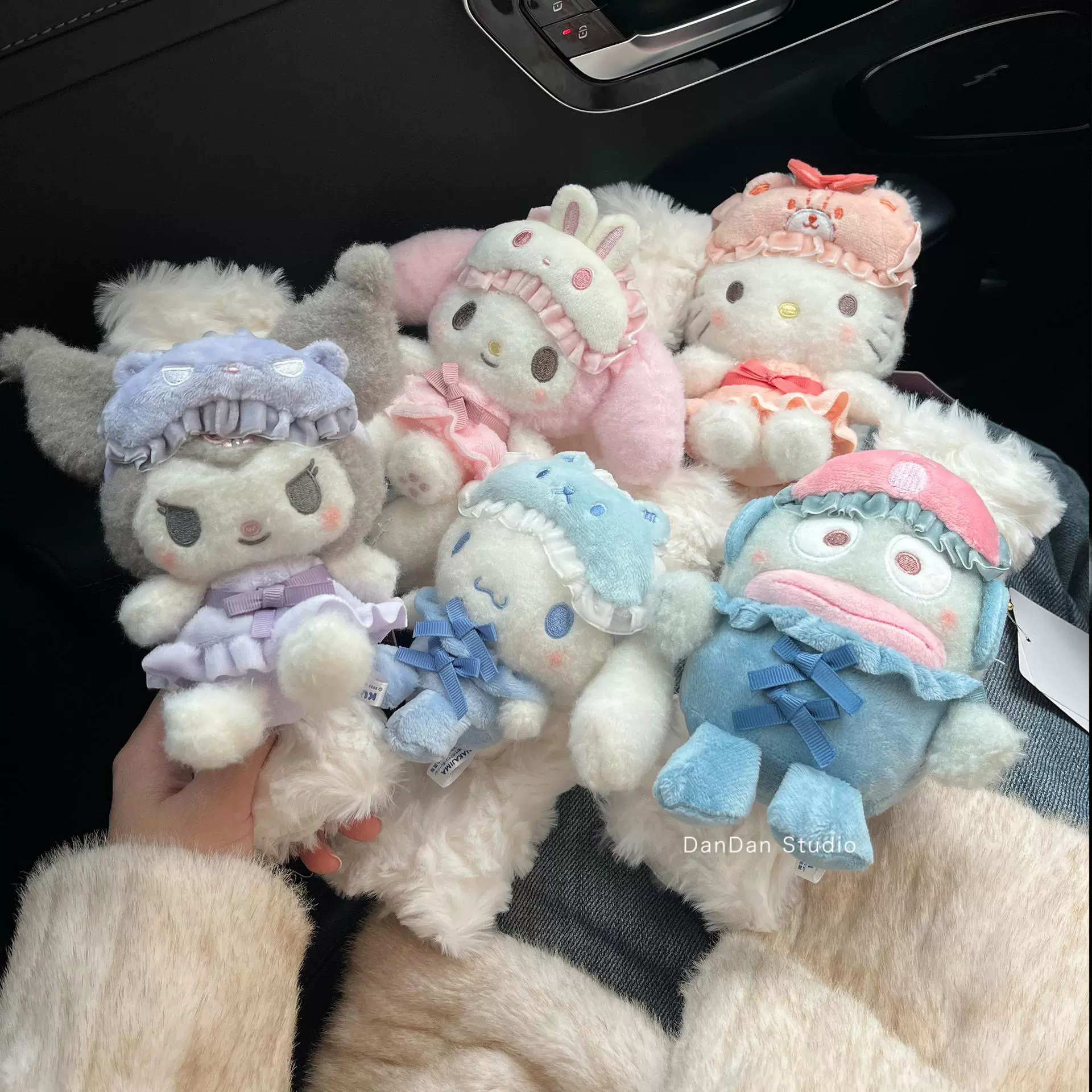 Саниro, пижама, милая маска для сна, плюшевая кукла, Cinnamoroll