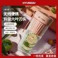 HYUNDAI便携式榨汁机 热销小型榨汁杯家用多功能水果迷你 果汁杯