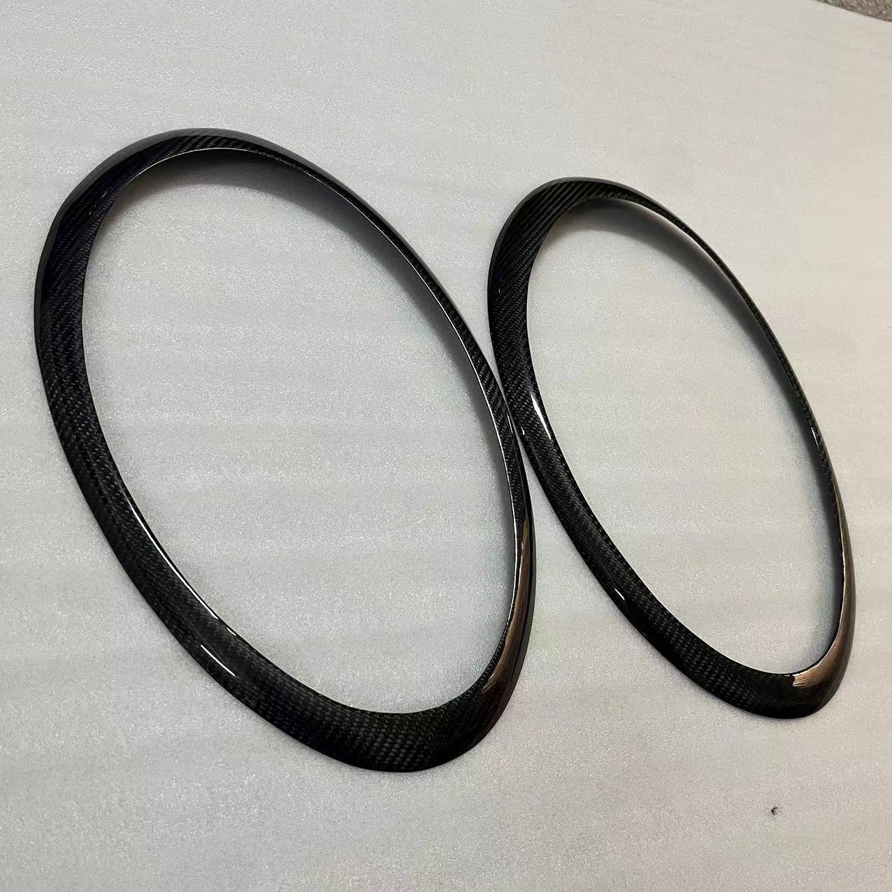 Suitable for 12-18 years Porsche 911 series 991 carbon fiber headlight lamp eyebrows carbon fiber material 991 professional
