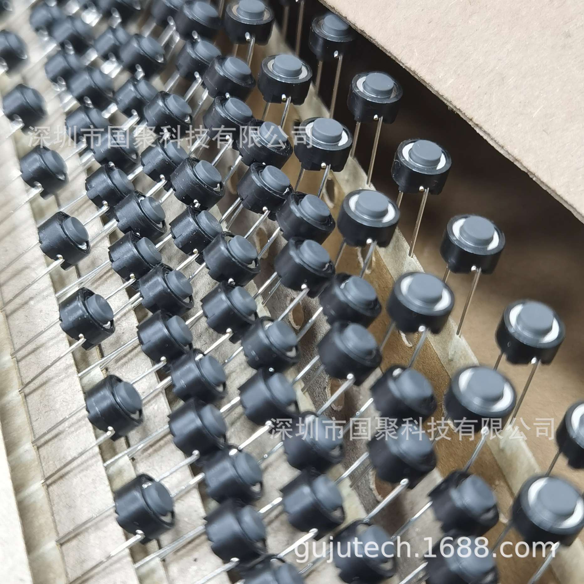 SKRGACD010 ABD ALPS轻触开关6*6*4.3mm直插2脚按键微动 棕色圆形