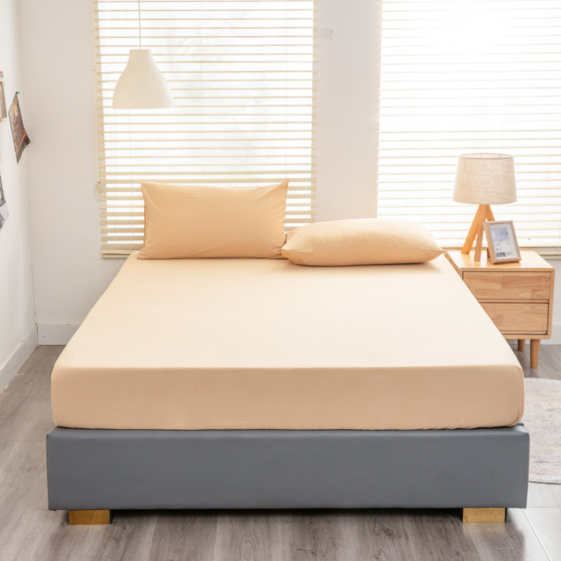 Nuevo 40 algodón lavado con agua cama de algodón sólido simple casa Simmons colchón cubierta de protección antideslizante cama de cama