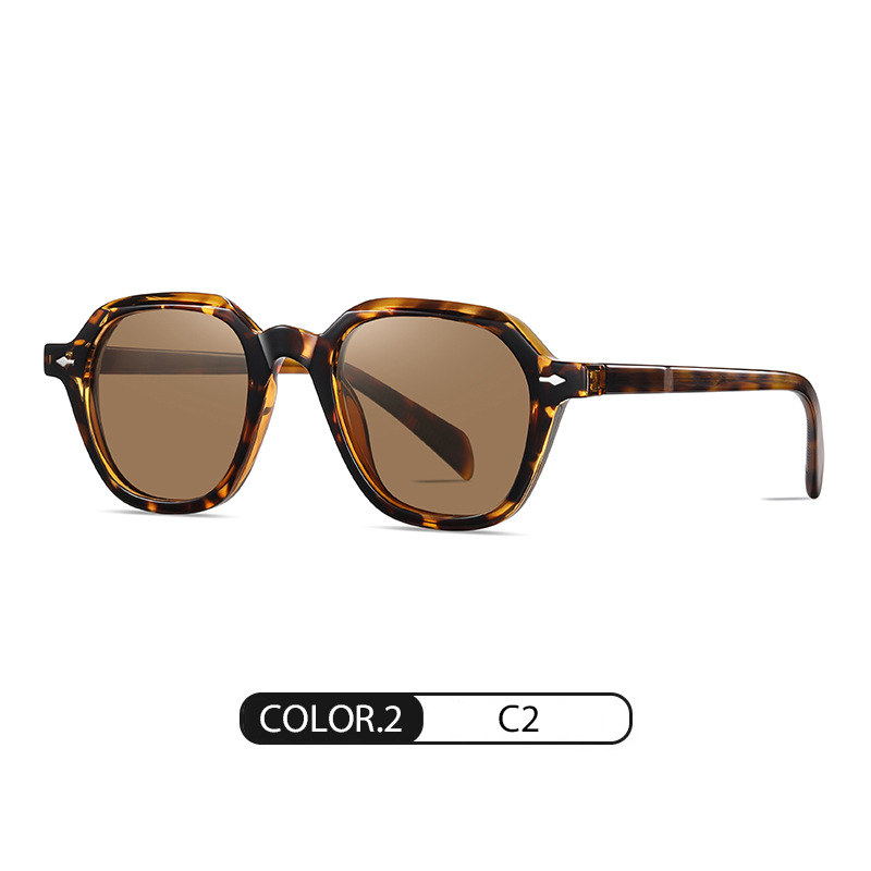 Nuevas gafas de sol de placa S31103 moda retro gafas de sol a prueba de rayos UV hombres y mujeres mismas gafas de luz anti-azul