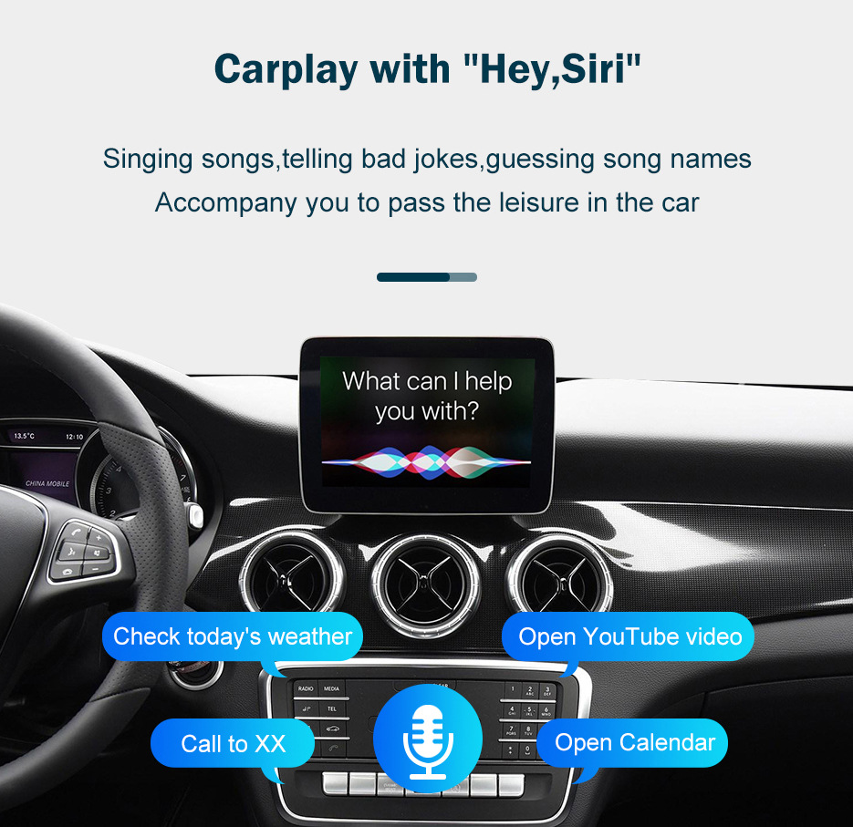 Road Top Wireless Apple CarPlay Suitable for Mercedes-benz NTG5.0 Decoder Module Decoder Box