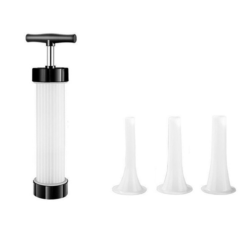Manual sausage filling machine, household hand push sausage filling tool, handmade sausage machine, small sausage filling machine