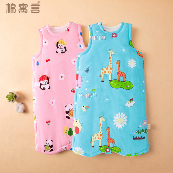 Children's cotton demi-season bathrobe