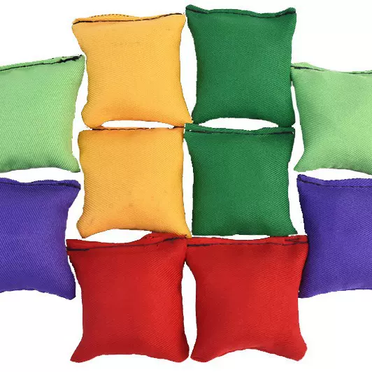 沙包投掷游戏道具户外投准盘儿童沙包带绳丢沙包小学生用专石英砂