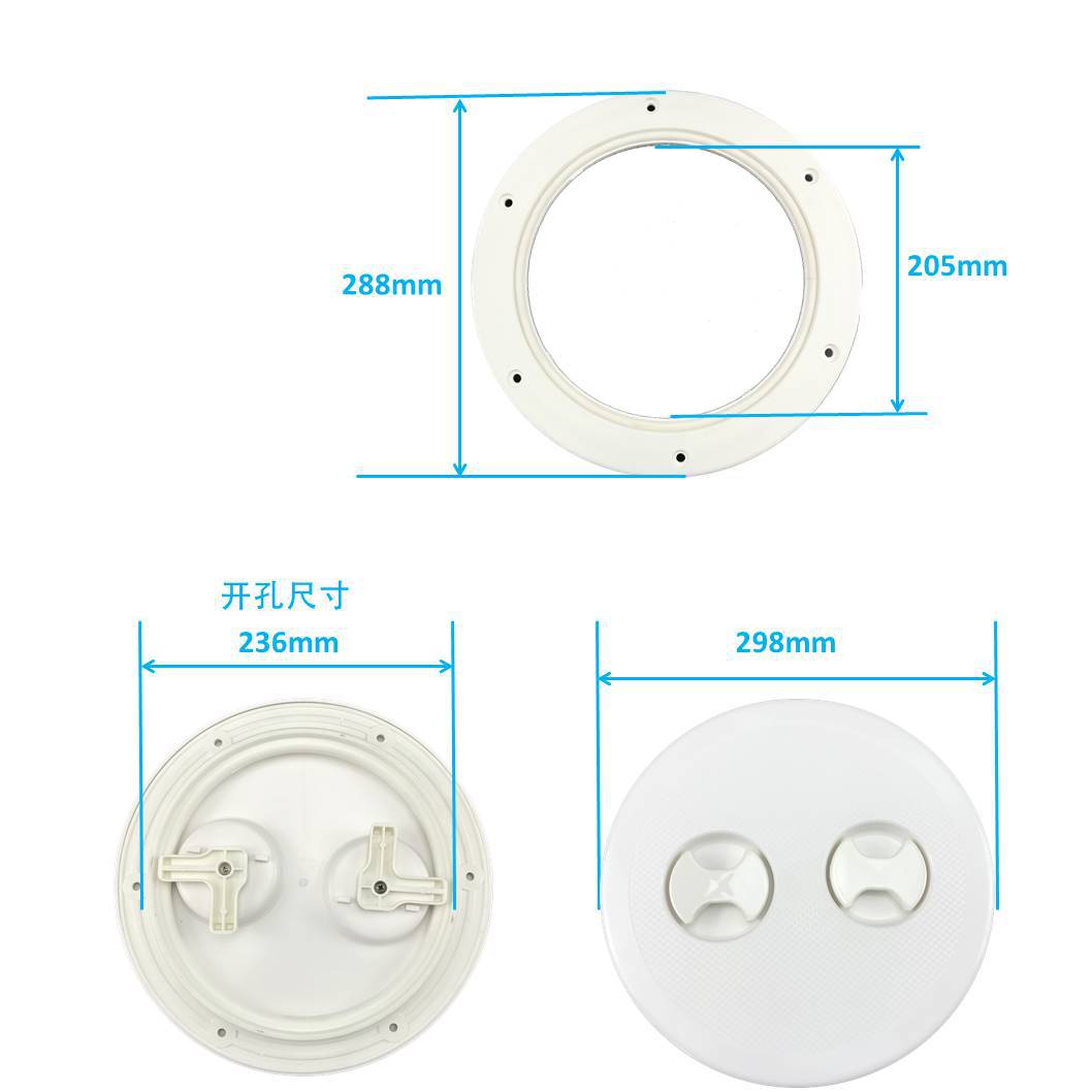 2旋转圆形甲板盖