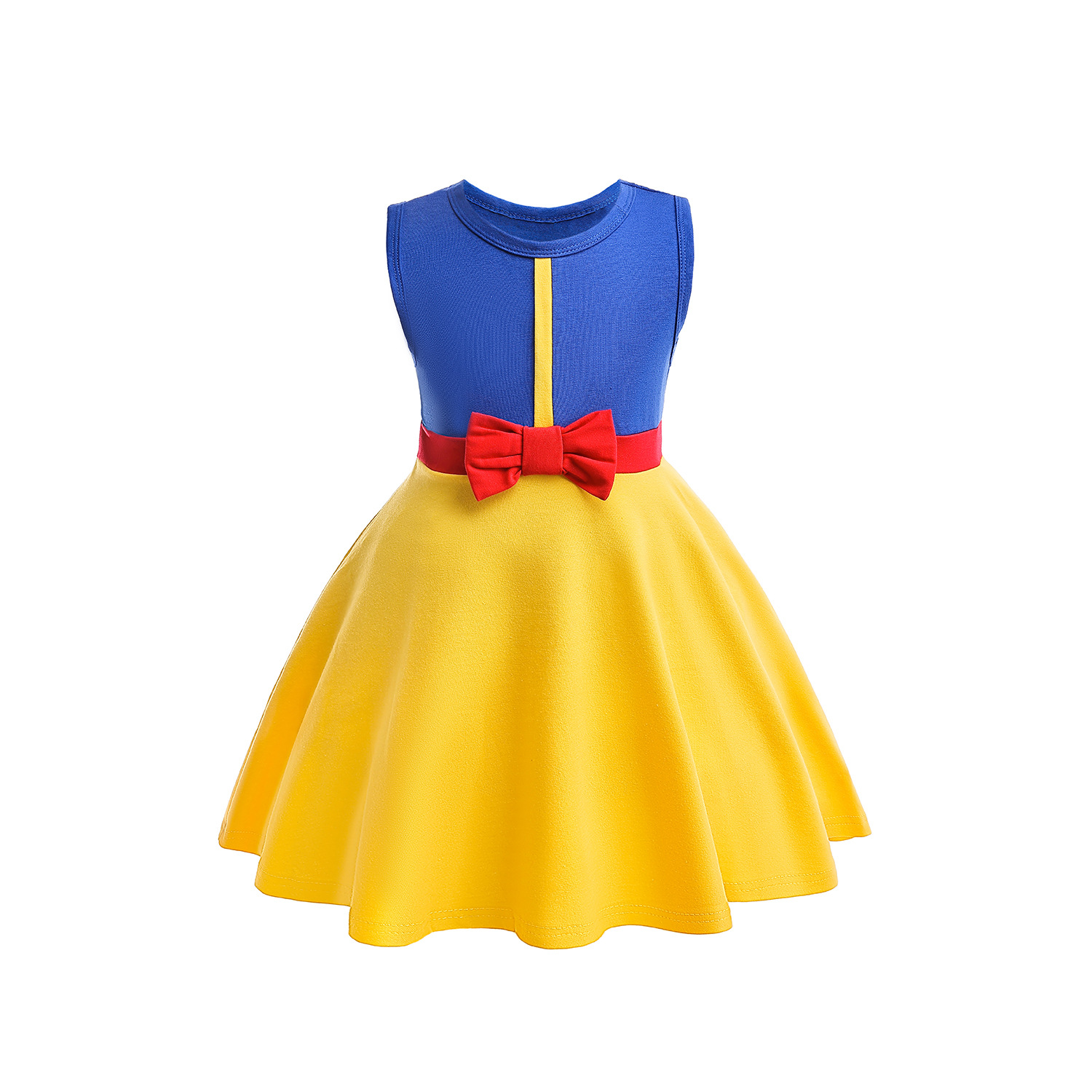 Vestido de Princesa para Niña, Diseño de Sirena con Estilo Ailina Mickey - Ropa Infantil de Comercio Exterior