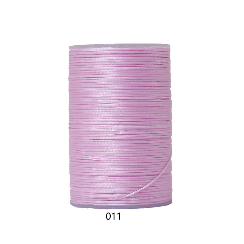 フラットワックス糸卸売 0.5 ミリメートル 12 ストランド 72m 手縫い DIY 革編組ロープ馬糸ミシン糸ポリエステルワックス糸|undefined